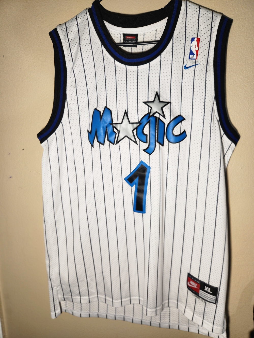 Nike Orlando Magic Kids' White & Blue Basketball Jersey